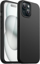 Луксозен силиконов гръб ТПУ ултра тънък SOFT FASHON CASE за Apple iPhone 15 6.1 черен 